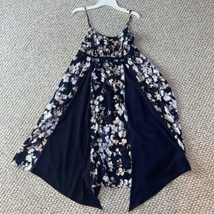 Flowy Floral Petite Dress